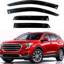 KPY Rain Guards Fit for 2018-2023 GMC Terrain, Out-Channel Window Visors Vent Wind Deflectors 4PC, Car Accessories for 18-23 Terrain