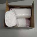 Amazon Basics 13 Gallon Tall Kitchen Drawstring Trash Bags, Clean Fresh Scent, 10% Post Consumer Recycled, 0.9 mil Thick, 200 Count (White)