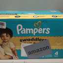 Pampers Swaddlers Diapers, Size 4 (15-34 lbs), 120 Count, Absorbent, Keeps Baby Dry and Comfortable, Skin Safe Disposable Baby Diaper 