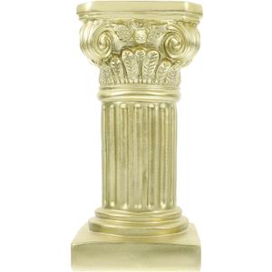Roman Pillar Greek Column Statue Greek Column Figurine Sculpture Indoor Outdoor Decoration Candelabra for Dinner Wedding Golden