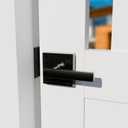 HILLMASTER Double Sided Gate Latch for Wooden Fence,Heavy Duty Swinging Door Latch Two Sided Gate Door Latch for Outdoor Fence,Self Locking Gate Latch Gate Hardware for Wood Gates,Pool,Backyard,Garden