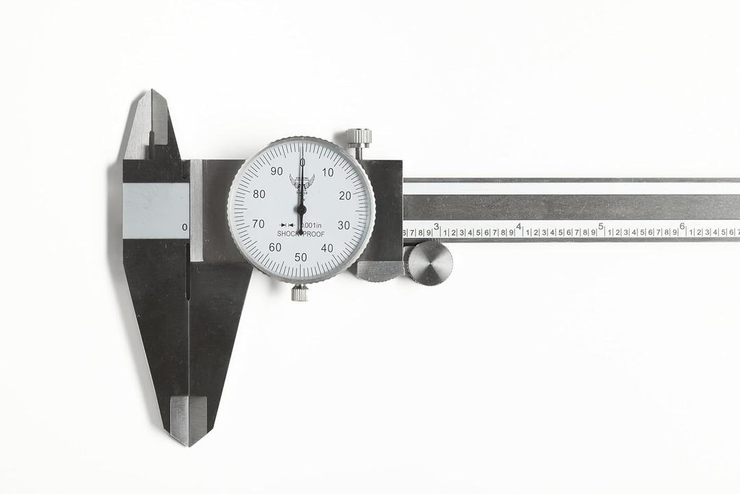 PEC Dial Caliper 0-12 Inch, Stainless Steel Precision Measuring Tool with Shock-Proof Dial, High Accuracy 0.001"