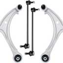 Front Suspension Kit Lower Control Arm Compatible with 2005-2010 Honda Odyssey 2005 2006 2007 2008 2009 2010 Stabilizer Sway Bar Links