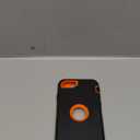 Design for iPhone SE Case 2022/2020,iPhone 8/7 [Shockproof] [Dropproof] [Dust-Proof] [Military Grade Drop Tested] with Non-Slip Removable iPhone SE 2022 Case 4.7 InchOrange+Black.