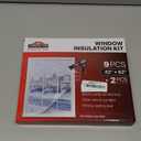 X-Protector Window Insulation for Winter - 9 Pack 42in x 62in - Clear Window Insulation Kit - Perfect Sealer from Cold - Plastic Thermal Cover to Keep The Home Warm!