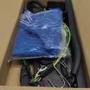 Foldable Dog Grooming Arm with Clamp: Adjustable Height 26"-40", Dog Grooming Table Arm with Hammock and No-Sit Holder, Grooming Restraint for Small Medium Dogs at Home or Salon