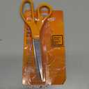 Fiskars 8-Inch Multi-Purpose Scissors  Orange Durable Stainless Steel Blades for Crafting, Office, and Home Use, Ergonomic Design