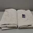 REDKISS 2 Pack 100% Cotton Thick Extra Large Bath Towels 35 X 70 Inches, 750 GSM, Quick Dry, Ultra Soft & Highly Absorbent Light Gray Bathroom Towel Sets for Bathroom, Gym, Spa, Pool & Hotel