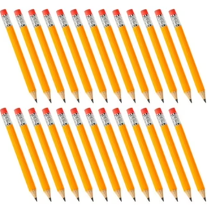 Woodcased Pencils Yellow Presharpened Pencils Wooden Pencils with Erasers School Supplies Pencils Fordrawing Golf Pencils for School Office Baby Shower Bridal Shower Wedding