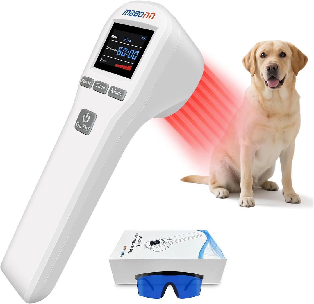 Cold Laser Therapy for Dogs 4x808nm and 16x650nm Veterinary Laser Therapy Machine, Red Light Laser Therapy for Pain Relief Arthritis Muscle Joints, Pet Laser Therapy at Home for Dogs, Cat and Horse