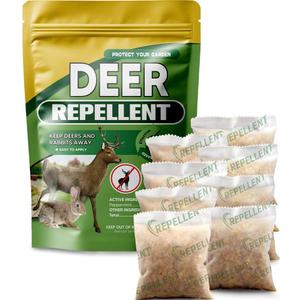 Deer Repellent for Plants, Rabbit Repellent for Garden, Rabbit Repellent Outdoor, Deer Deterrent for Yard, Bunny Repellent, Keep Deer Away, Keep Rabbits Out of Your Garden, 8 Packs