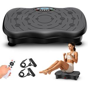 Vibration Plate Exercise Machine for Lymphatic Drainage Weight Loss, Whole Body Workout Vibration Fitness Platform ,Home Training Equipment ,Sport Gym for Weight Loss Fat Burner for Women Men