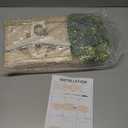 Baby Shower Basket with Picture Frame, Thickened Wooden Baby Shower Crate Closet with Adjustable Hange, Baby Shower Clothes Rack Storage Box, Larger Capacity Diaper Caddy Organizer (With Wreath)