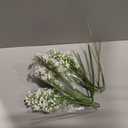 Babys Breath Artificial Flowers,18 Pcs Gypsophila Real Touch Flowers for Wedding Party Home Garden Decoration White