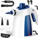 Upgraded 1050W Powerful Steam Cleaner, Pressurized Handheld Multi-Surface Natural Steamer with 12PCS Accessories & Safety Lock, 350ML Large Capacity for Home, Kitchen Instant Dissolves Grime & Grease