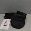 Momcozy Hip Seat Baby Carrier - Adjustable Waistband with Original 3D Belly Protector, Ergonomic Carrier with Various Pockets for Newborns & Toddlers up to 45lbs (Black, Medium)