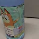 THERMOS FUNTAINER Water Bottle with Straw - 12 Ounce - Kids Stainless Steel Vacuum Insulated Water Bottle with Lid, Bluey