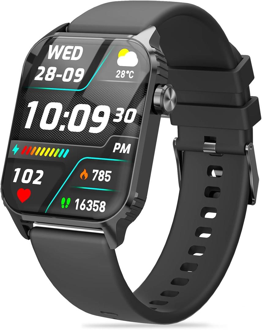 1.83" HD Touchsreen Smart Watch, 120 Sports Modes Smartwatch with IP67 Waterproof, Fitness Watch for iPhone Android