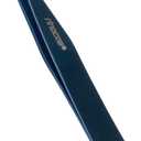 [Premium Hand-Made] Round tip Tweezers, 316 Surgical-Grade Stainless Steel for Safety, Precision tweezers, hair tweezers for plucking, Facial Hair Tweezers for Men & Women, Trim Tweezers (Aqua Blue)