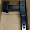 TOPTOW 64131 Dual Hitch Extension, 2 inch Towing Receivers, Extends Adjustable Length, 4,000lbs