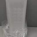 6 PCS Plastic Plant Tray Saucer, Rectangular Window Sill Plant Tray for Indoors Outdoor Flower Pots for Window Shelf, Clear Thick Plastic Plant Trays for Succulent Pot, Square Plant Saucers (Transparent)