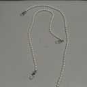 2pcs Metal Pearl Waist Chain for Jeans, Pants, and Bags, Vintage Geometric Design with Buckle for Punk, Hip-Hop, and Casual Styles