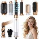 Ukliss 6 in 1 Hair Dryer Brush & Air Styler  Ionic Blow Dryer with AutoWrap Straightener & Volumizing Brush for Fine/Thick Hair Fast Drying Frizz-Free Salon & Travel Use (ALCI Plug)