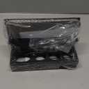 Quick Dry Electric Toothbrush Holder 4 Slots Metal Bathroom Counter Organizer for Toothpaste Razor Mouthwash, Black