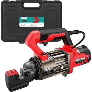 Anbull 1300W Electric Hydraulic Rebar Cutter, Cutting up to 3/4 Inch 4-20mm #6 Rebar, with Replaceable Jaw Blades, Cutting Speed 2.5-3S (1300W EC-20), Large