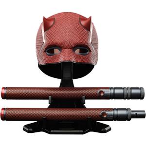Marvel Legends Series Daredevil: Born Again Premium Roleplay Mask and Billy Club, Collectibles for Adults