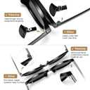 Retro Oval Cat Eye Sunglasses for Women Small Y2K Thin Frame 100% UV Protection Lightweight Vintage 90s Slim Black Sun Glasses 2 Pack