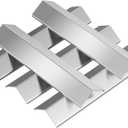 SafBbcue Grill Heat Plate for Brinkmann Grill Parts 810-3660-S 810-2410-S 810-2512-S 810-2511-S 810-8411-5 810-2415-W, 15 3/8" Heat Shield for Aussie 6703C8FKK1 6804 6805, Uniflame GBC091W Grill Parts