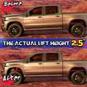 KSP 2.5”Sierra Lift Kits, 2.5in Front Leveling Lift Spacers Compatible with Chevrolet Silverado 1500 GMC Sierra 1500 2007-2026, Aluminum Suspension Level Lift Kit Raise The Truck 2.5inch in The Front