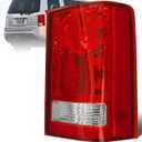 Tail Light Assembly Compatible with 2009 2010 2011 2012 2013 2014 2015 Honda Pilot Rear Taillight Brake Lamp w/Bulbs Replacement 33500SZAA02 HO2801174 (Right Passenger Side)