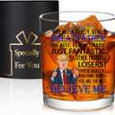 Best Great Father Gifts, Youre a Really Great Father Whiskey Glass, Funny Birthday Fathers Day Gifts for Dad from Daughter Son 10 Ounce Old Fashioned Glass with Gift Box