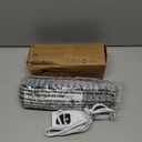 Deepsoon Heating Pad, Electric Heating Pads for Back, Neck, Abdomen, Moist Heating Pad for Shoulder, Knee, Arms, Legs, Dry/Moist Heat & Auto Shut Off, Christmas Gifts for Men and Women, Light Gray,24x12 Inch