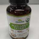 Zazzee USDA Organic Aged Garlic 20:1 Extract, Aged 24 Months, Odorless