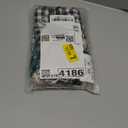 Shappy 24 Pcs Christmas Drawstring Gift Bags Xmas Buffalo Plaid Burlap Advent Bags 5.5 x 4 Inches Linen Treat Candy Bag with 32.8 ft Rope 24 Card(Mixed Colors)