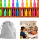 Vodolo 20pcs Bottle Color Match Game，Family Matching Games for Kids 8-12,Memory and Logical Training Bottle flip Game for fmaily, Party Activities