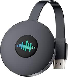 QIDUHUQI Wireless Display Adapter, 5G Miracast HDMI Dongle, Black, HDMI & WiFi, 1080p & 4K, Compatible with iOS/Android/Windows/Mac, Supports Miracast/DLNA/Airplay