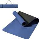 Yoga Mat Non Slip, Pilates Fitness Mats, 72" x 24" Extra Width Thick, Anti-Tear Exercise Mat with Carrying Strap, Workout Mats for Stretching,Yoga Studio,Gym or Home Workouts