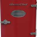 ARCTIC CHEF RMIS129RED Mini Compact Refrigerator-Red, 0.14 Cubic Feet