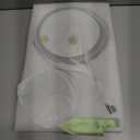 DEIOVWXS Makeup Mirror, 3000mAh Rechargeable Double-Sided Magnifying Vanity Mirror with 3 Colors, 1X/10X, 360 Rotation, Adjustable Brightness, Gifts for Mom, Women,Wife, Girls, Dorm Room Essential (Chrome)