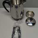Farberware Electric Coffee Percolator, Stainless Steel Basket, Automatic Keep Warm, No-Drip Spout, 8 Cup