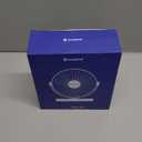 SWEETFULL 6.5 Inch USB Small Desk Fan, 3 Speeds Quiet Portable Desktop Table Fan, 360 Adjustment Personal Mini Fan for Home Office Car Outdoor Travel (Black wood grain)