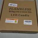 Flameless LED Candles with Timer 5 Pc Flickering Flameless Candles for Romantic Ambiance and Home Decoration Stable Acrylic Shell,with Embedded Star StringBattery Operated CandlesRed