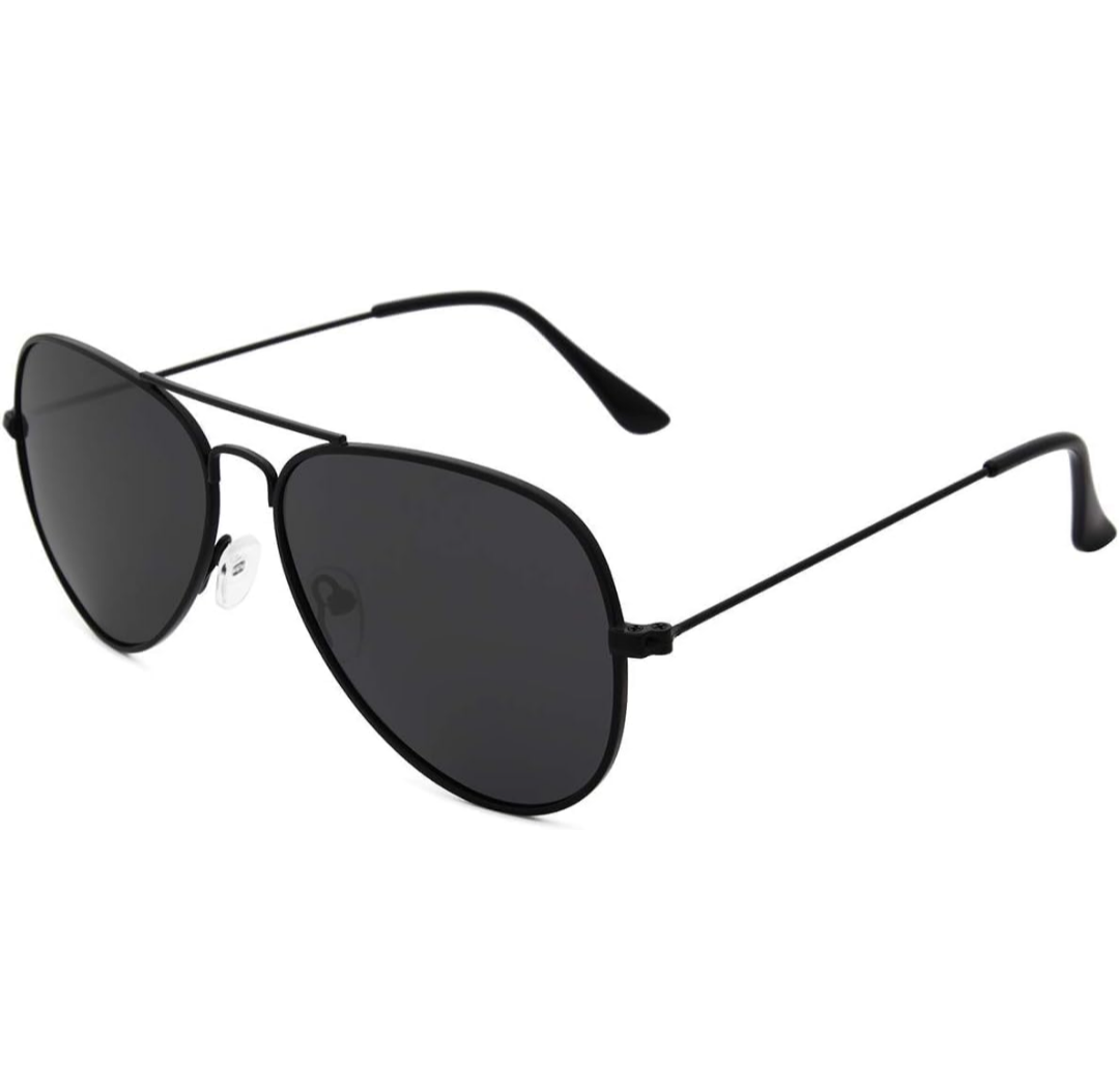 livho Sunglasses for Men Women Aviator Polarized Metal Mirror UV 400 Lens Protection
