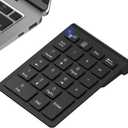 cimetech BT Number Pad, Wireless Numeric Keypad Numpad, 22 Keys Portable Mini Financial Accounting Keyboard for Laptop Notebook, Desktop, Surface Pro, PC