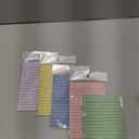 Yinder 6 Pack 180 Sheets Pastel Transparent Sticky Notes Translucent Clear Lined Self Sticky Note, Back to School Gifts for Bible Tabs, Book Tabs, School Supplies, Office, 4 x 6 Inch (Light Color)