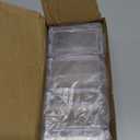 PNDID Clear Seasoning Box, 4 Piece Seasoning Rack Spice Pots, Plastic Storage Container Condiment Jars with Lids and Spoon, Storage Container Spice Jar for Salt Sugar Tea Herbal Coffee Beans